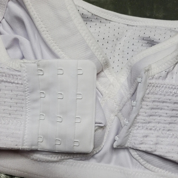 Glamorise White Sports Bra - Picture 4 of 6